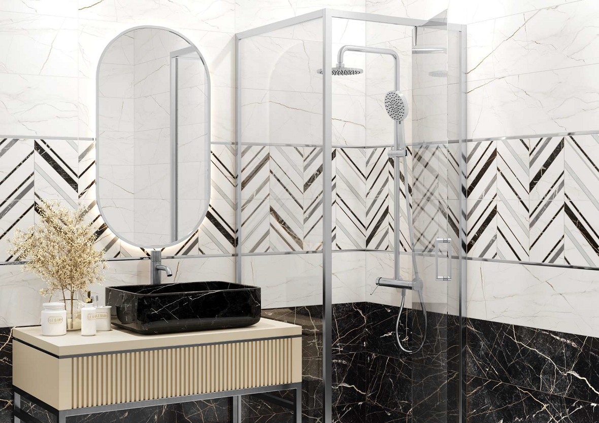 WT15BHM99R  На стену Bohema Black Глянцевая - фото 9