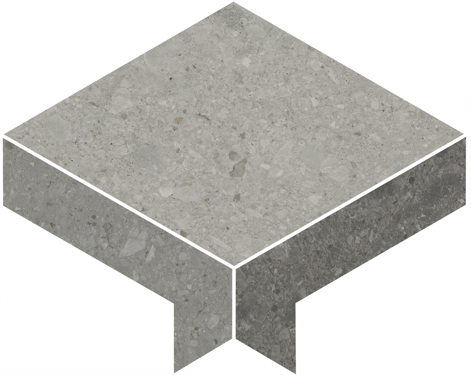 ID170 Декор Чеппо ди Гре 1 наборный матовый обрезной 30x24x0.9 - фото 5