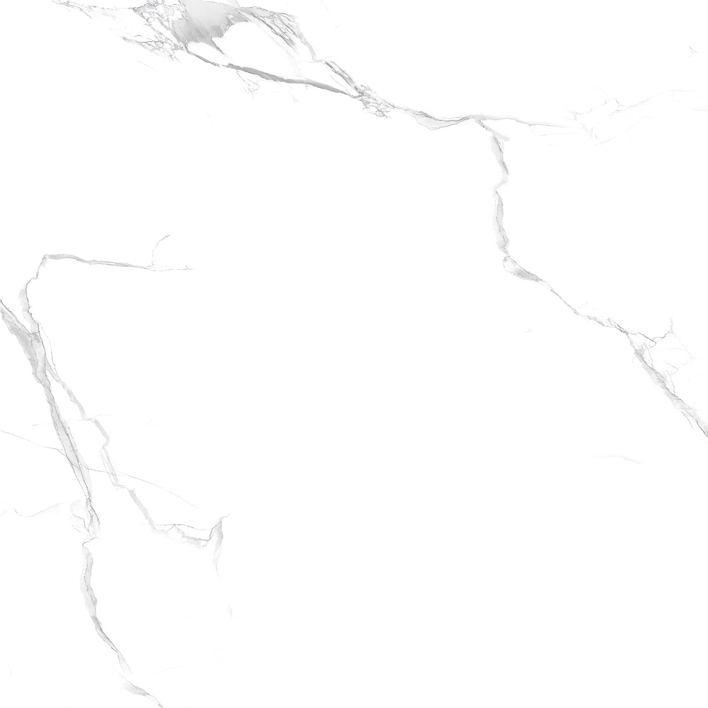 На пол Sisam White Glossy 60x60 - фото 6