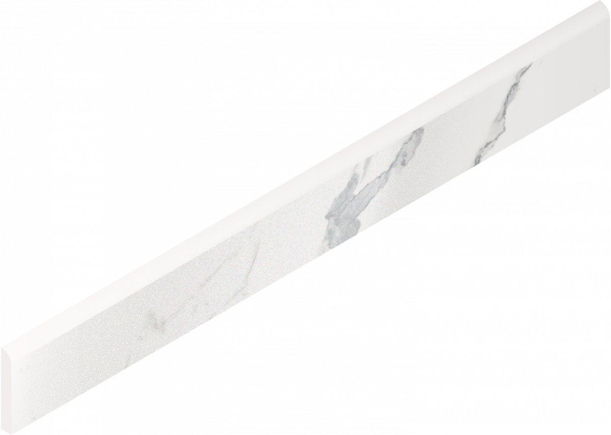 610130007456 Плинтус Stellaris Statuario White Battiscopa Lap 7.2x60