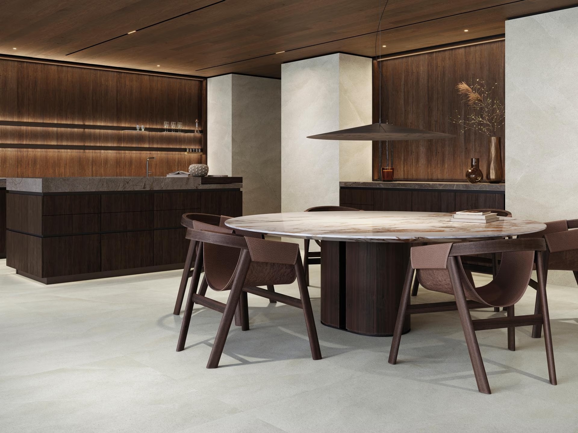 100380995 На пол Xlight Limestone Bone Nature 120x270 - фото 7