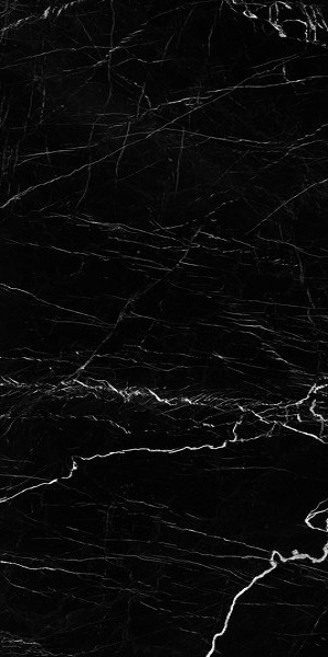 На пол Ararat Lighthing Black Matt Спеченный камень 1600x3200x12 - фото 2