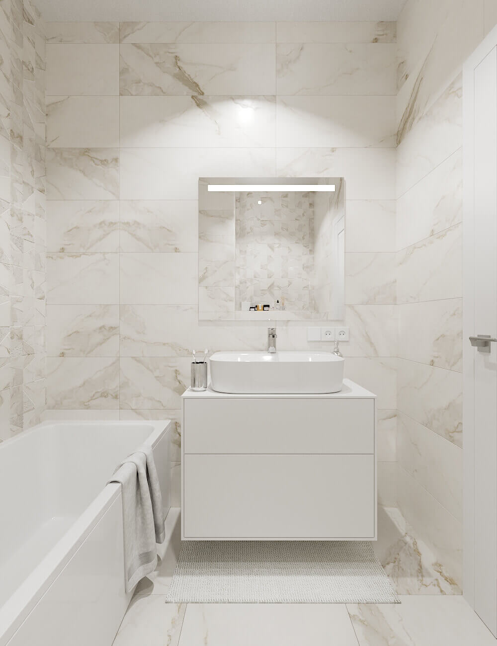 209 На стену Calacatta Art Gold Gold G3D - фото 18