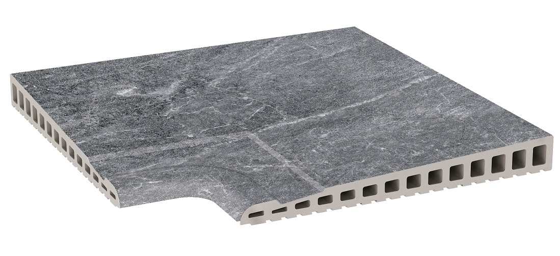На пол Marble Рукохват угол 446 Ceniza R11 310х310х17-30