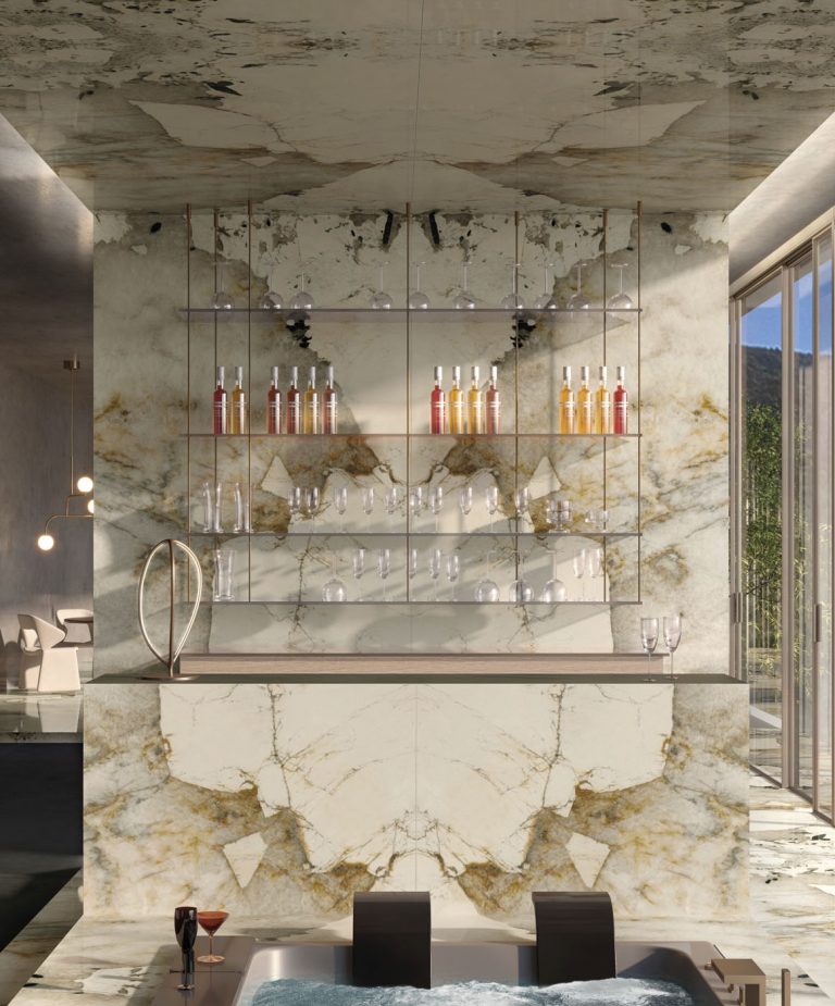 BEY7 На пол Onice OC05 Thunderstorm Polished 6mm 160x320 - фото 36