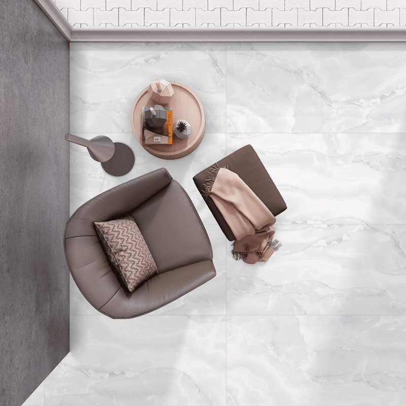 892101 На пол Polished Radial Statuario - фото 7