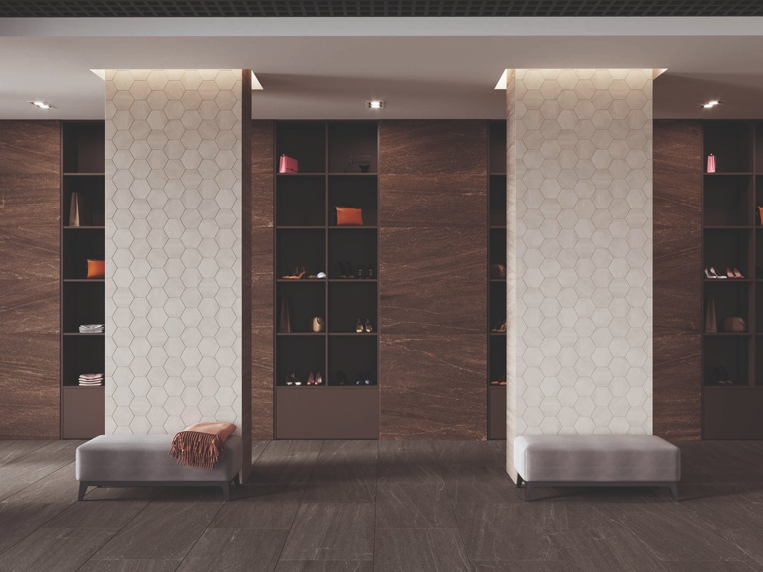 Set/Steptrade/GB01_NS/33x120/S1/Stripe/GB01_NS/14,5x120 Ступень Gabbro GB01 White неполированная прямоугольный бортик  подступенник 33x120 - фото 3