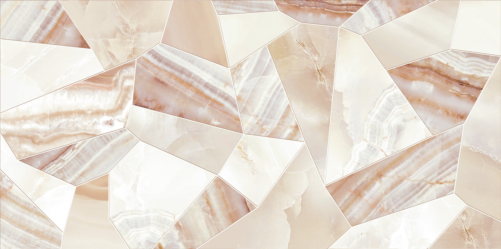 TWU09BGM014 На стену Bergamo Кремовый геометрия - фото 3