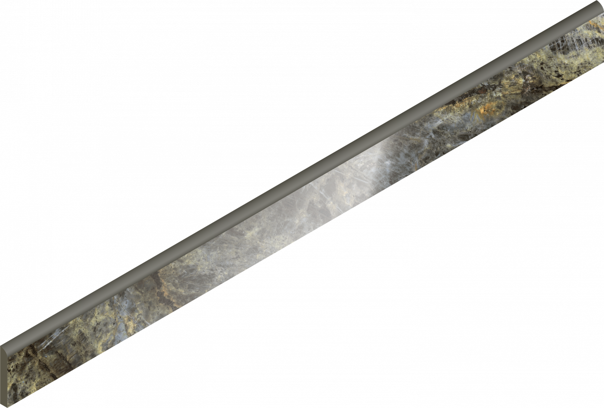 610130007480 Плинтус Stellaris Madagascar Dark Battiscopa Lux 7.2x80