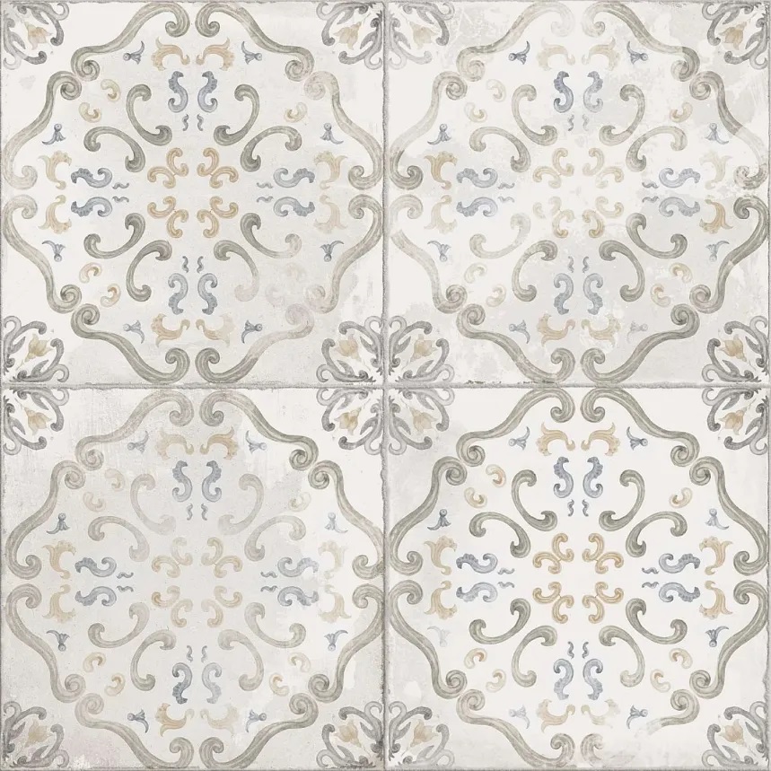 На пол Alice White Matt Rect 58x58