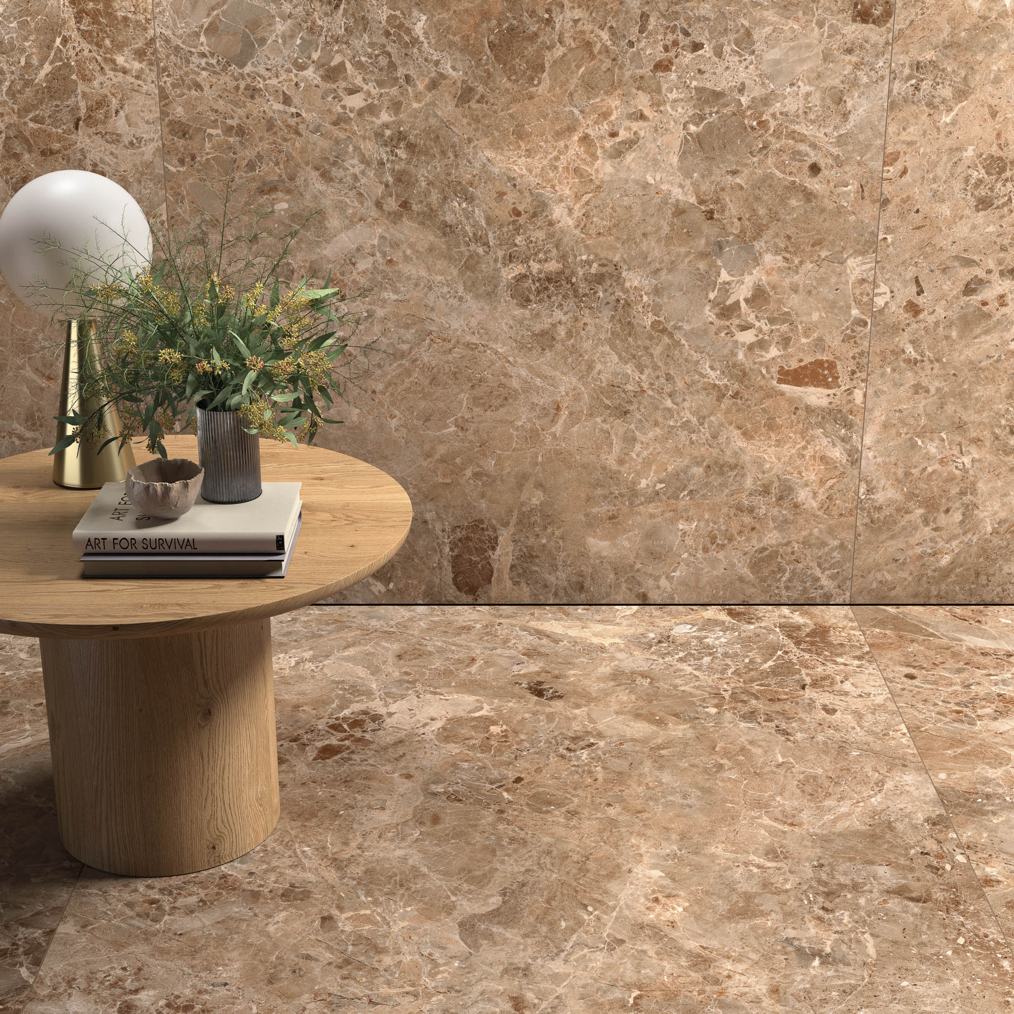 104718 На пол Breccia Paradiso Beige Levigato 8.5mm 60x120 - фото 29