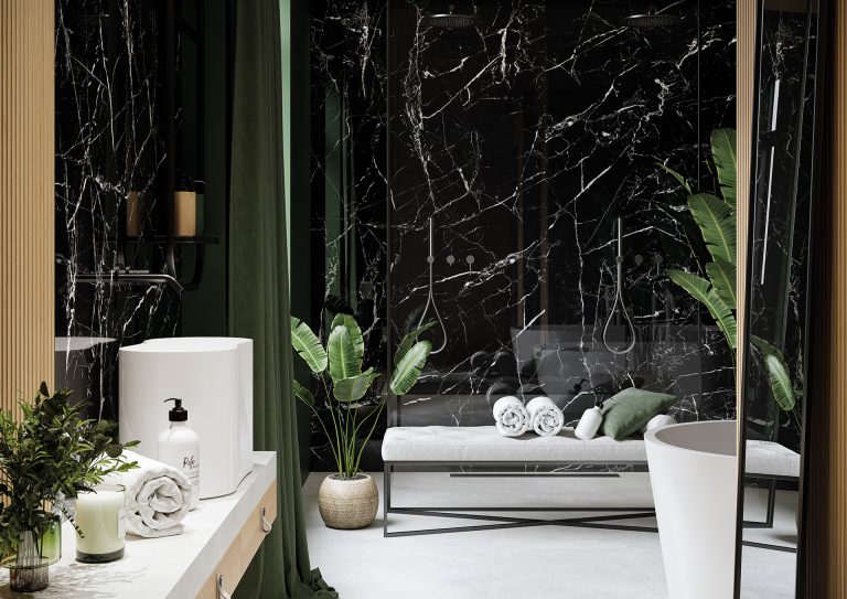 На пол Marmo Morocco Black Rect - фото 9