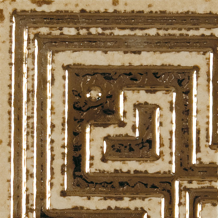 08147 Декоративная вставка Muvim Museum Коричневый 7x7