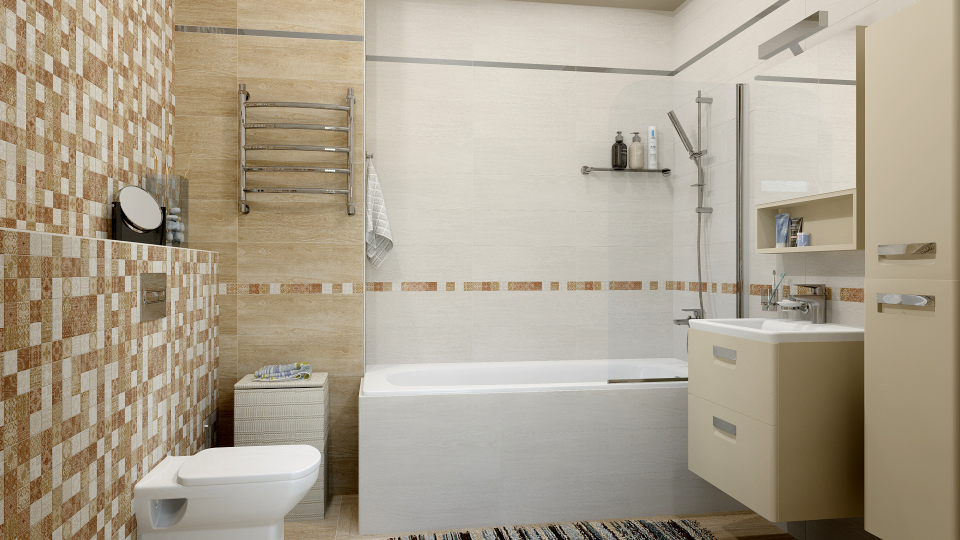 17-00-11-459 На стену Aspen Бежевая - фото 2