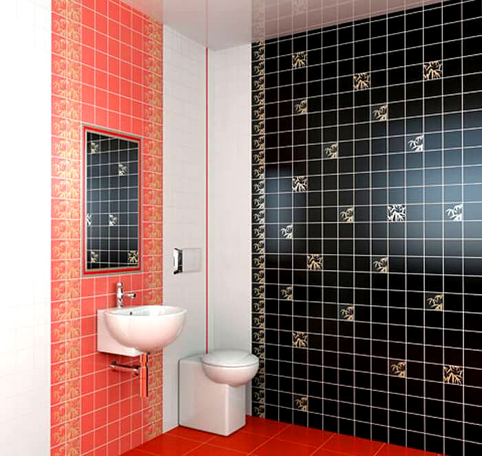 1220H На стену Конфетти Серый (чип 9.8х9.8) - фото 4