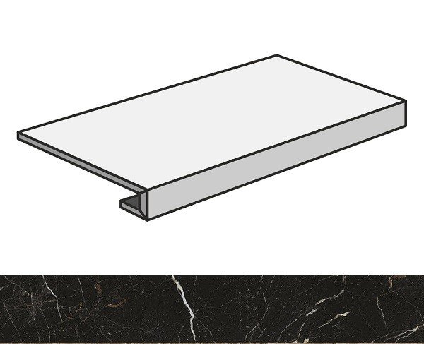 620070001330 Ступень Allure Imperial Black Scalino Frontale 33x120