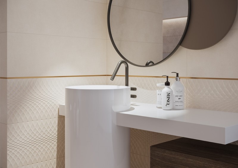 O-AGT-WTA522 На стену Arego Touch Светло-серая рельеф - фото 4