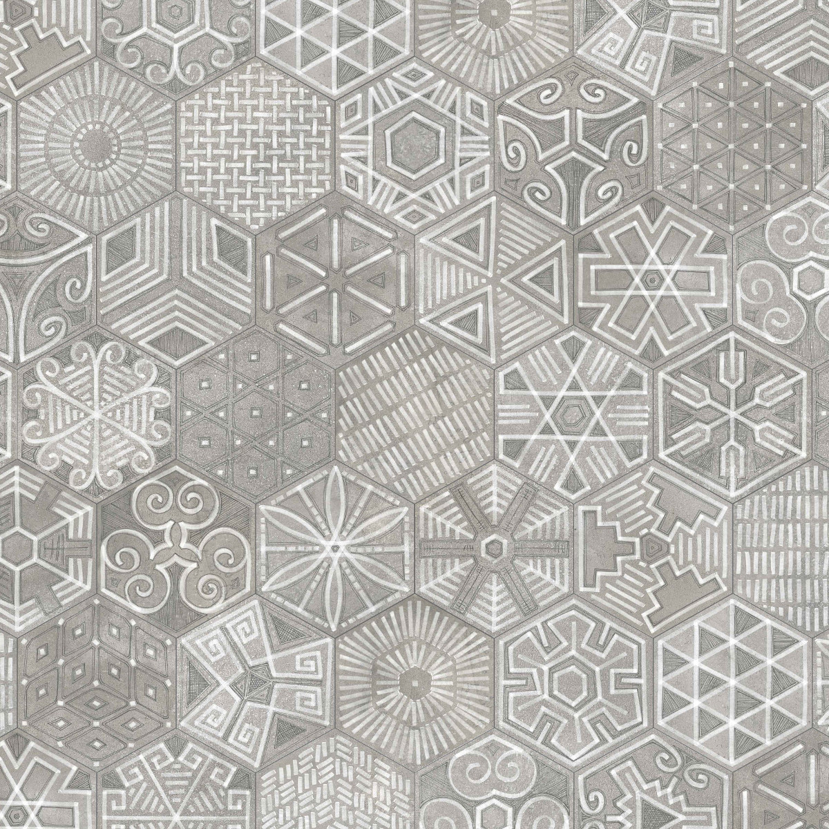 Декор Rift Hexagono Igneus Cemento 23x266 - фото 5