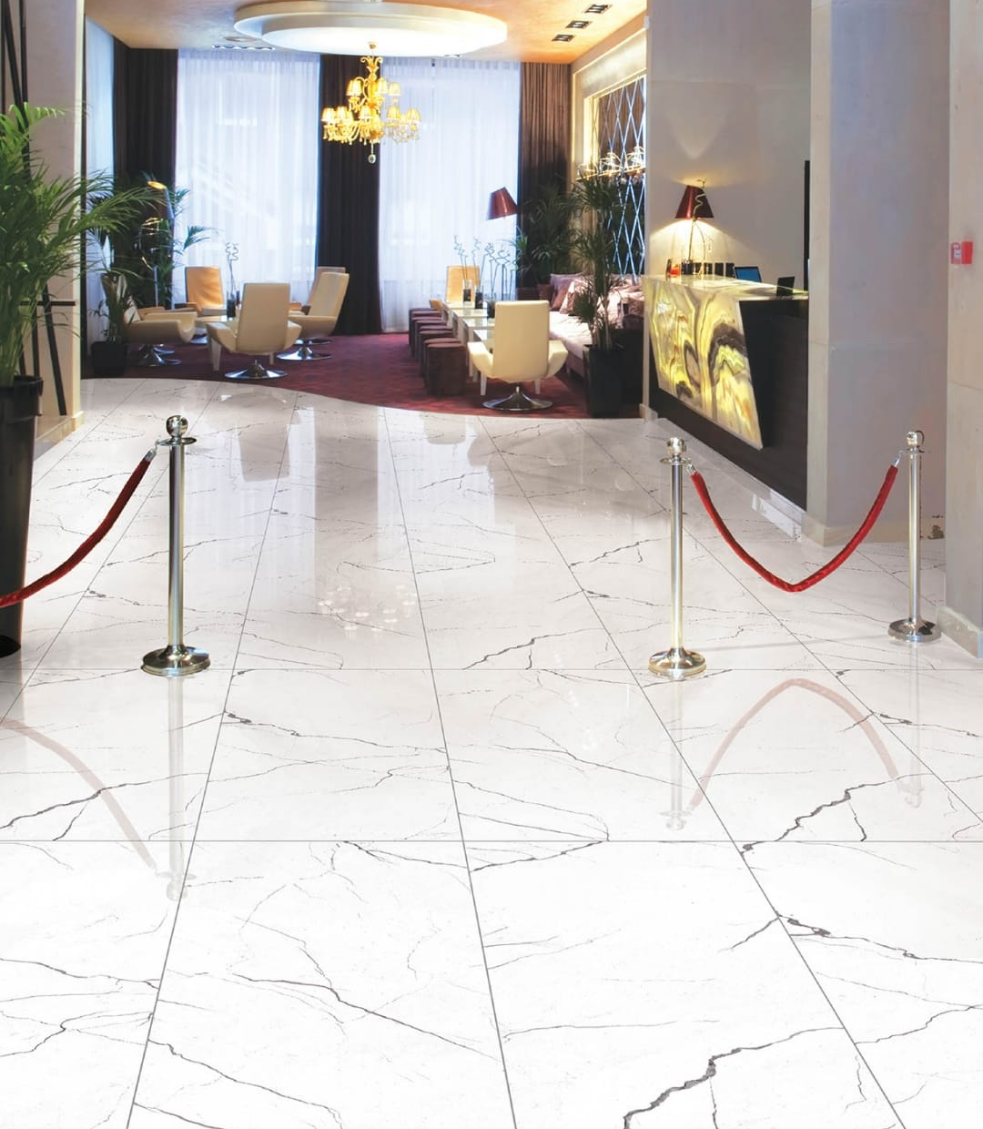 Напольный Porcelain Tile Anti Sky Ivory Polished 60x120 - фото 6