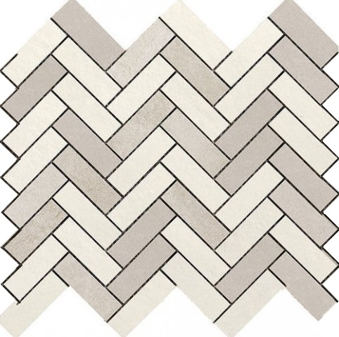 R060 Декор Terracruda Mosaico Degrade Calce - Luce 33.2x128.8 - фото 2