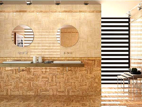 Бордюр Allure Astro Gold Marron 7.5x20 - фото 5