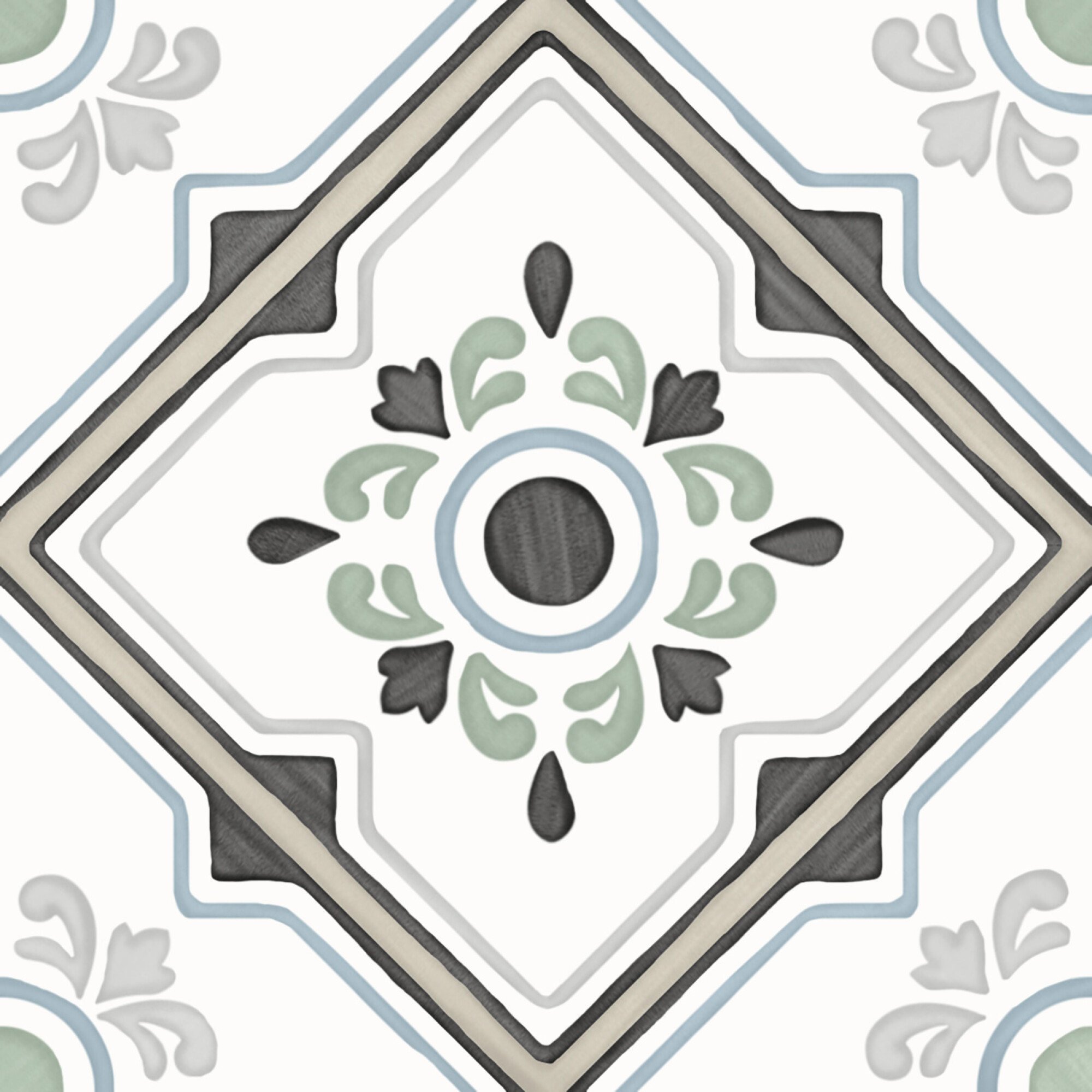 3356231082 На пол Tanger Sand Bloom 12.3x12.3 - фото 6