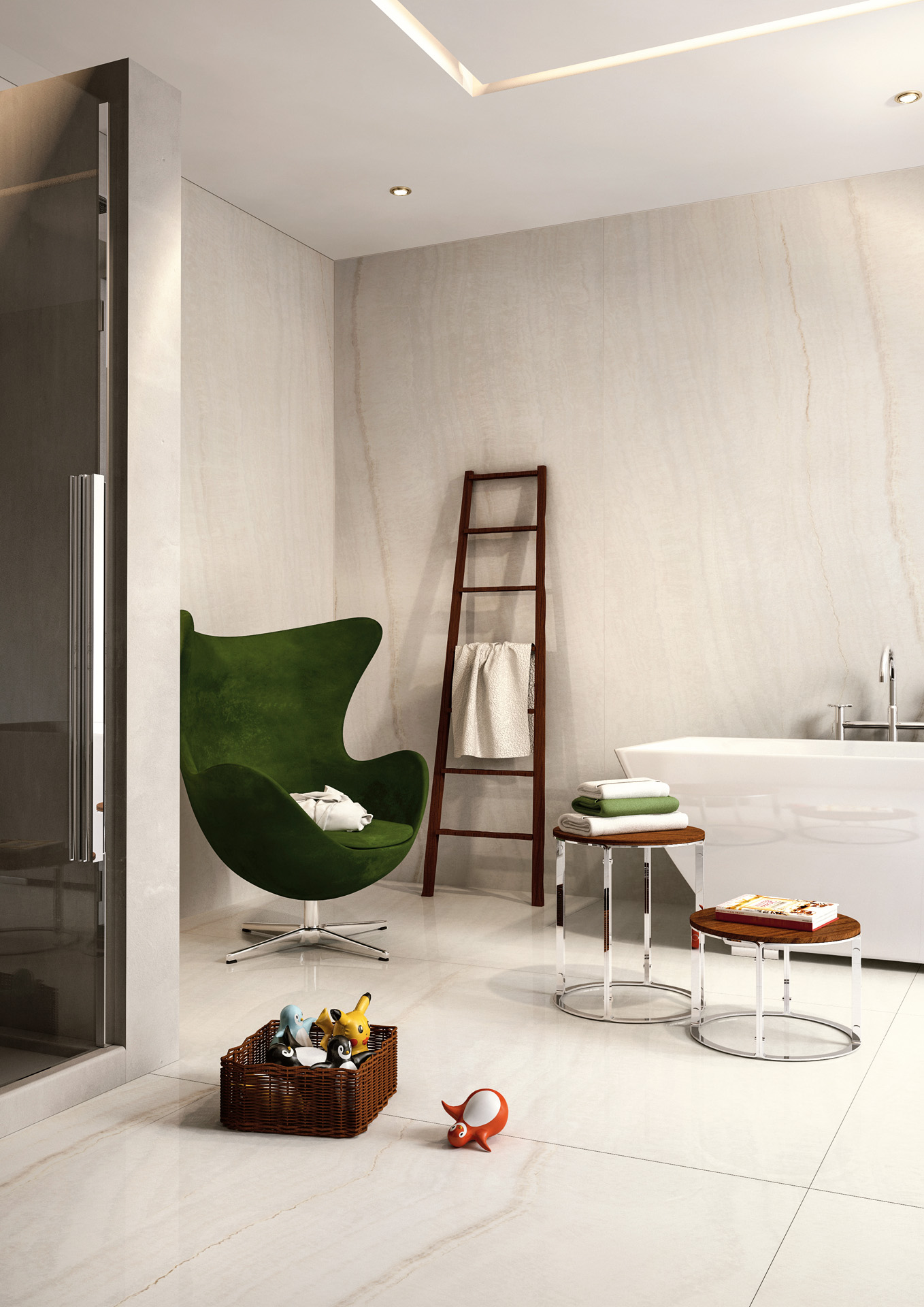 14570216 На пол Onici Arancio Lucido 6mm 120x278 - фото 3