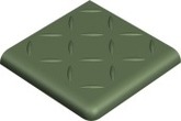 Ступень Метлахская плитка 1002B0RVEU 2BR RELIEF GREEN VEU 10x10