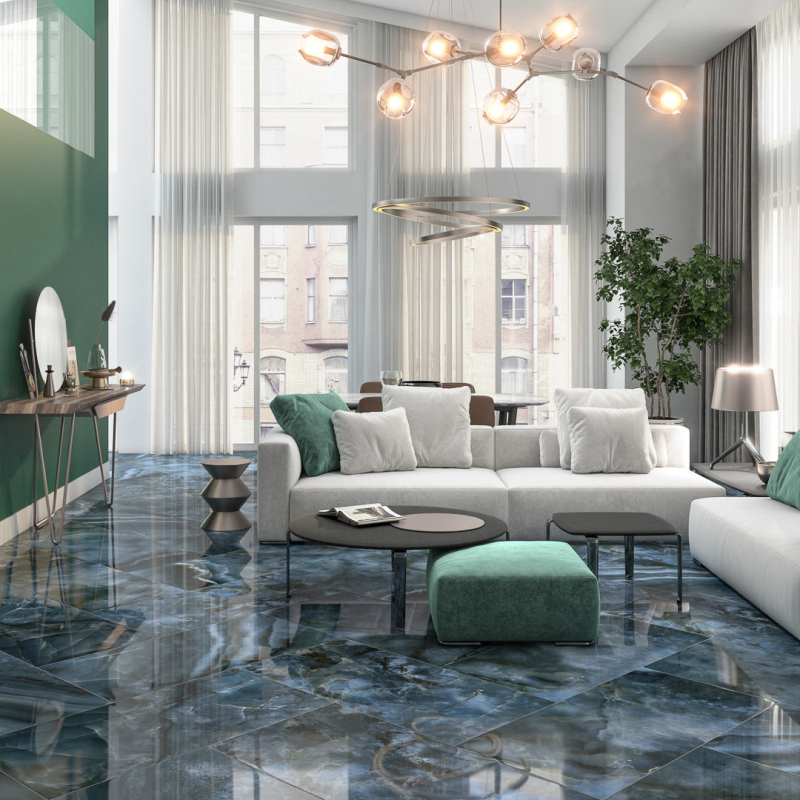 SG50005822R На пол Ониче Серый светлый лаппатированный обрезной 60x119.5x0.9 - фото 20