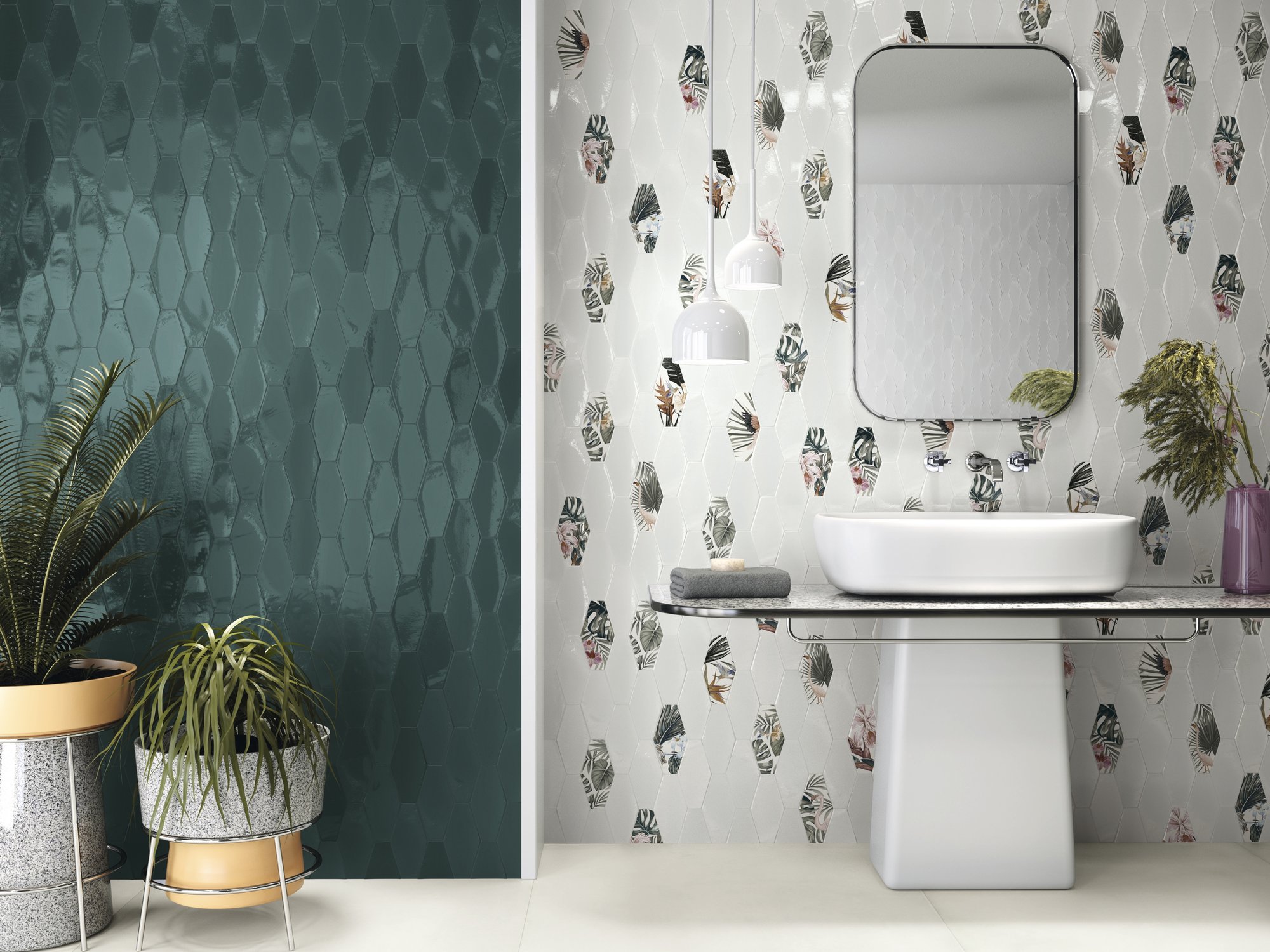 07975-0012 На стену Harlequin Curazao White Mix - фото 5