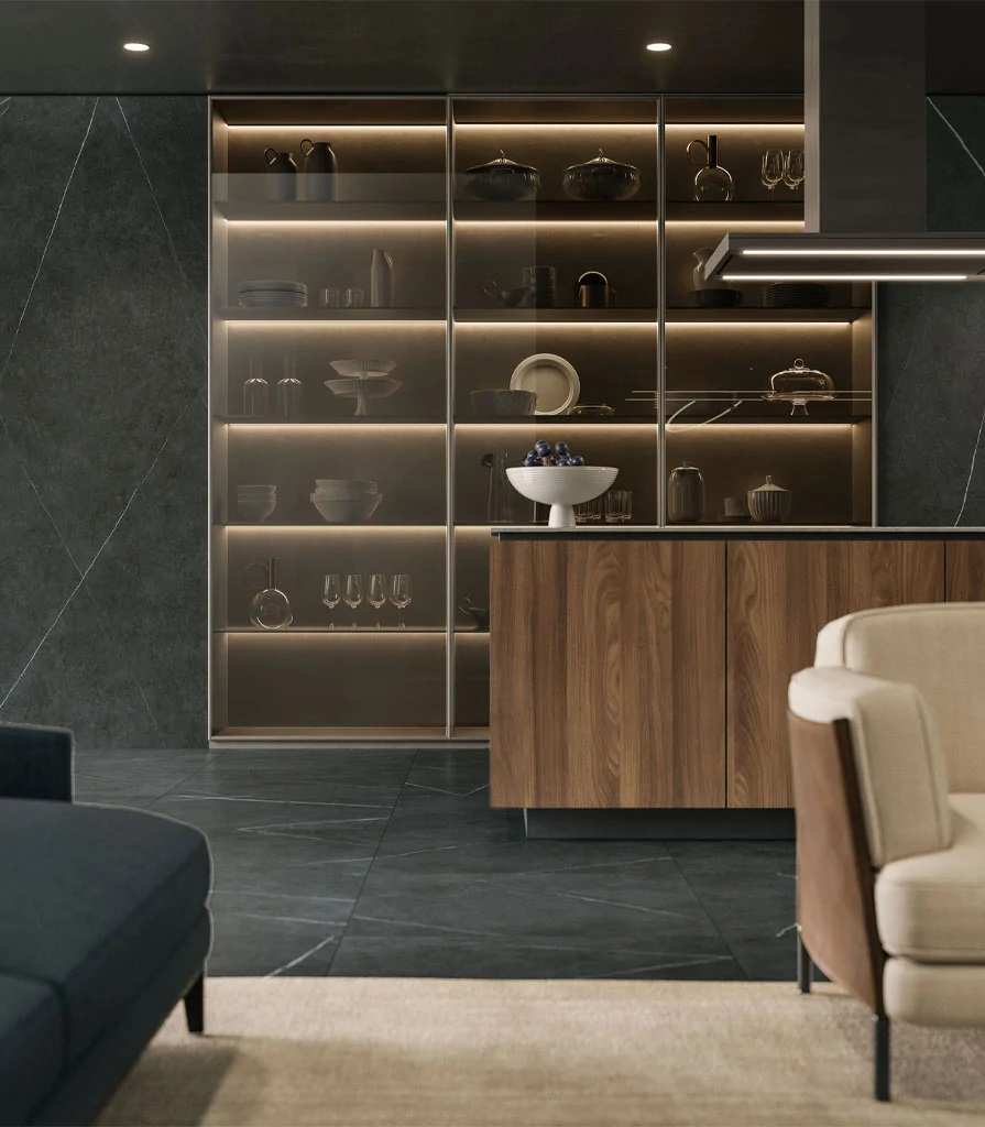 620110000156 Декор Metropolis Graphite Dark Mosaico Icon Натуральная - фото 21