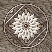 Декоративная вставка Троя Матовая 9.8х9.8 - фото 4