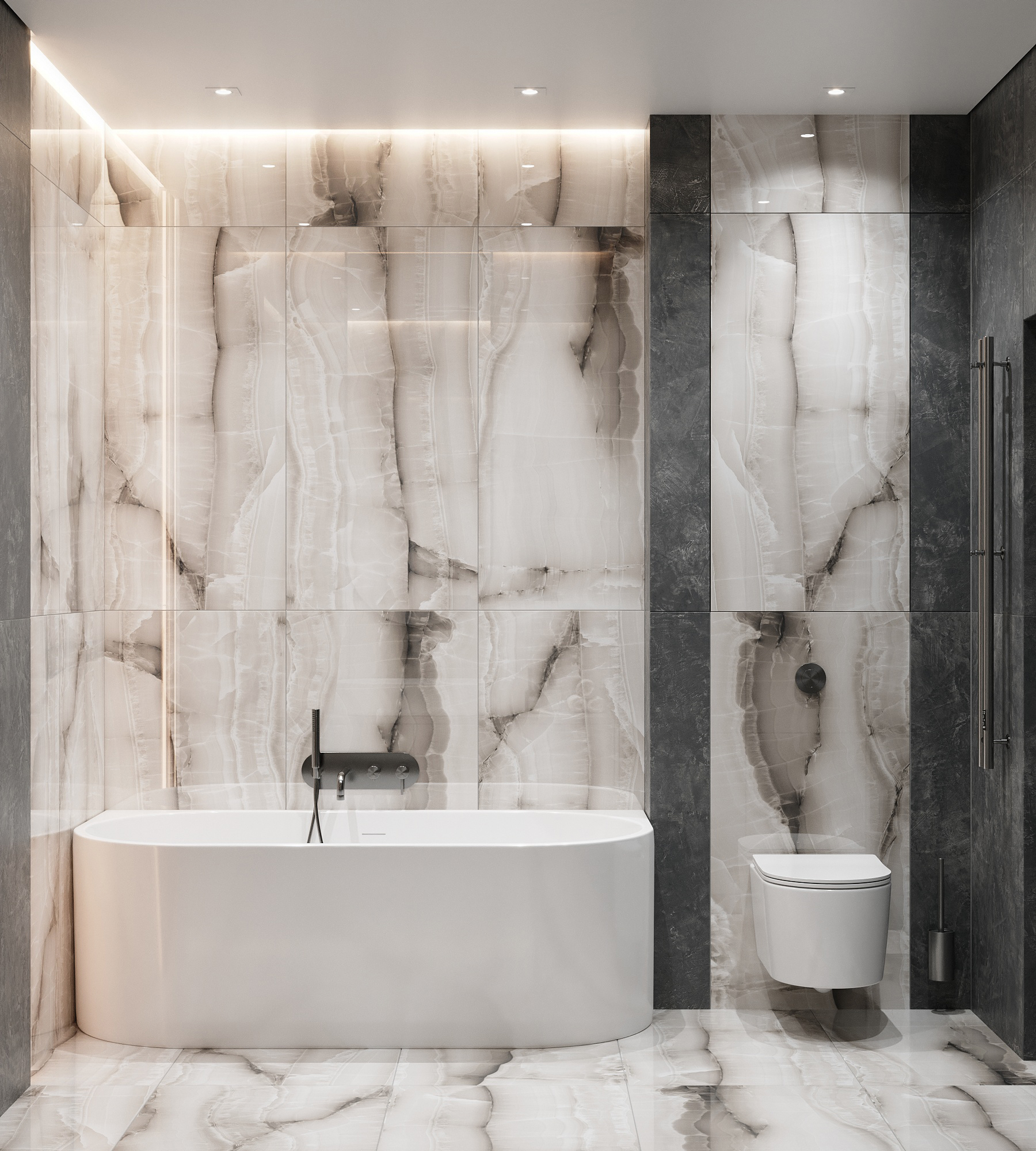 FP1037-A На пол Onyx Silk Full Polished 60x120 - фото 8