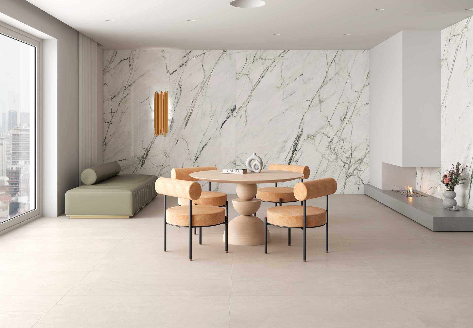 Tau Ceramica Calacatta Green