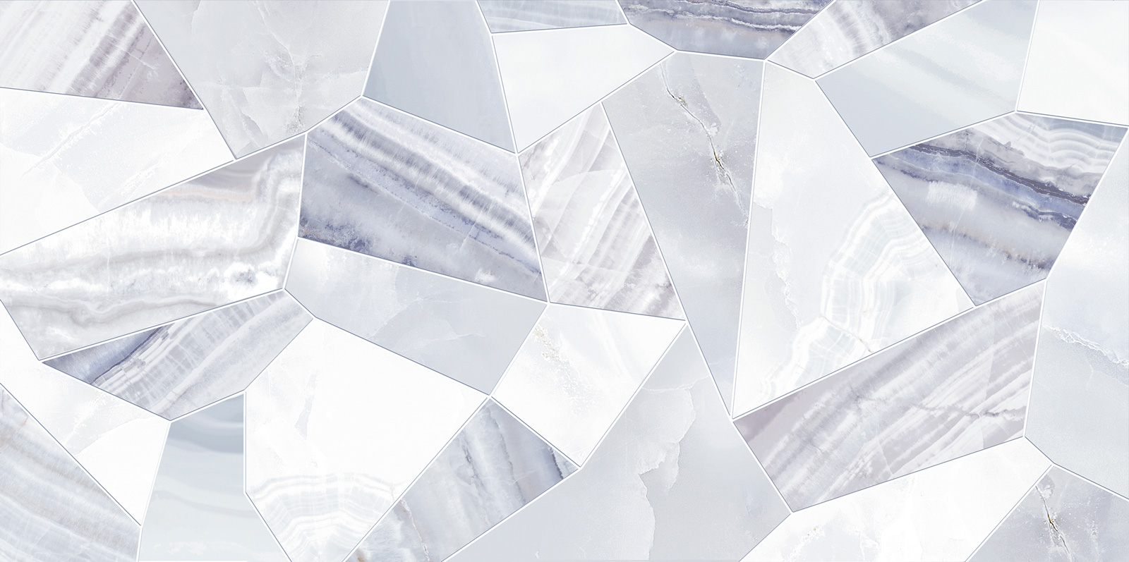 TWU09BGM017 На стену Bergamo Голубой геометрия - фото 3