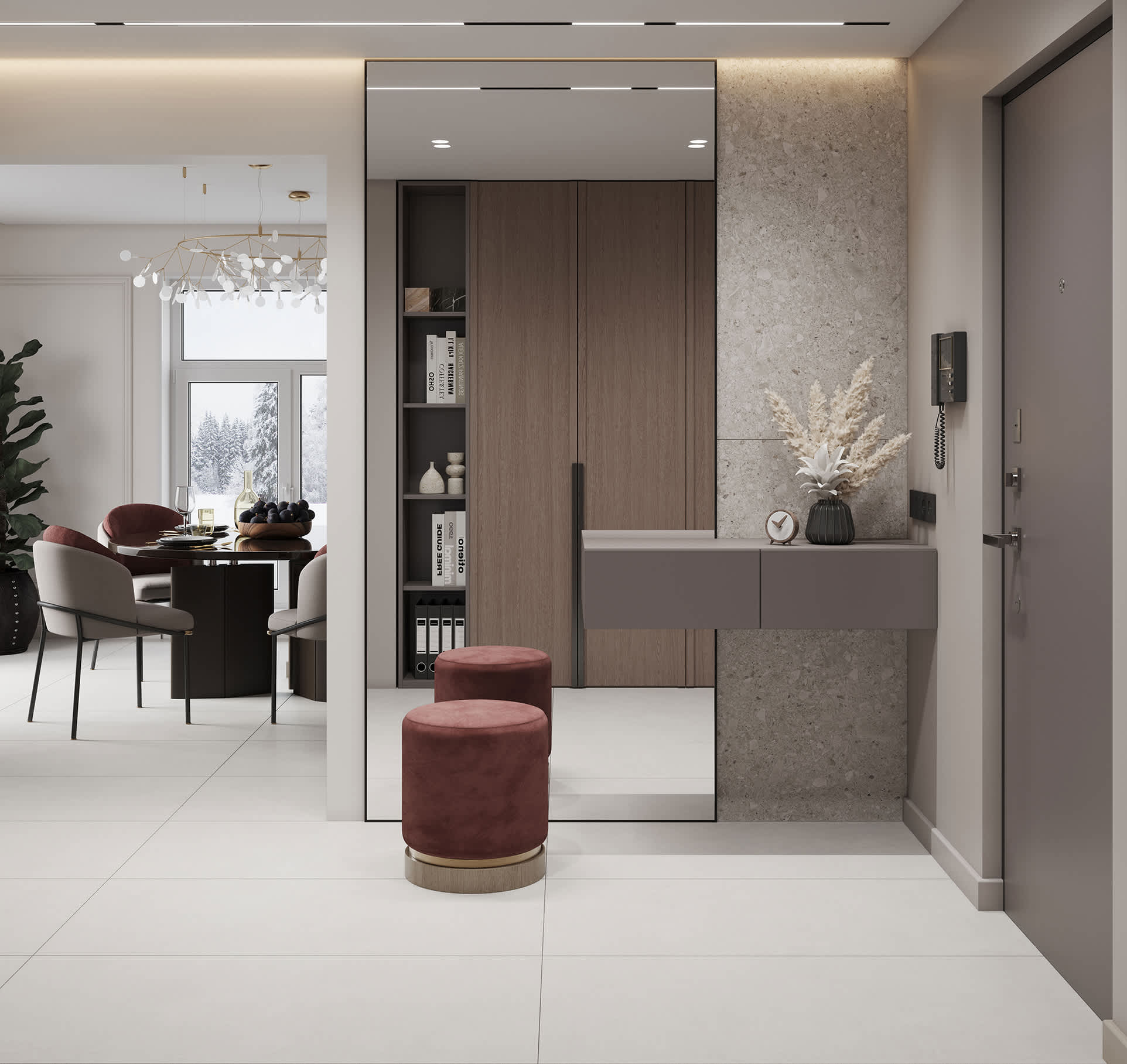 6493-0139 На пол Иней / Inei Белый 60х120 - фото 11