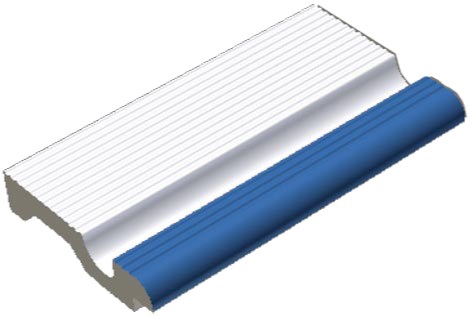 XPP56005 Декоративная вставка Pool Переливная кромка Finnland White-Ral 2902035