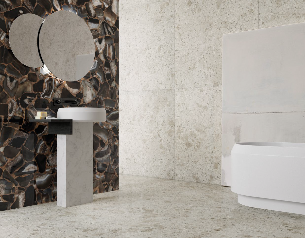 P6616 На пол Fragmenta Bianco Greco Soft 60x60 - фото 17