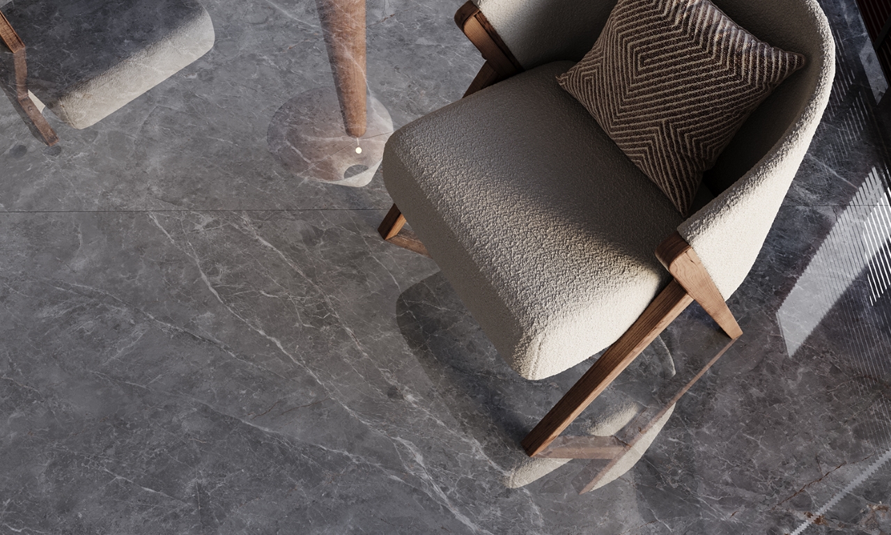 На пол Double Polished Nord Verde Luminous HG 2800х1200х6 - фото 9