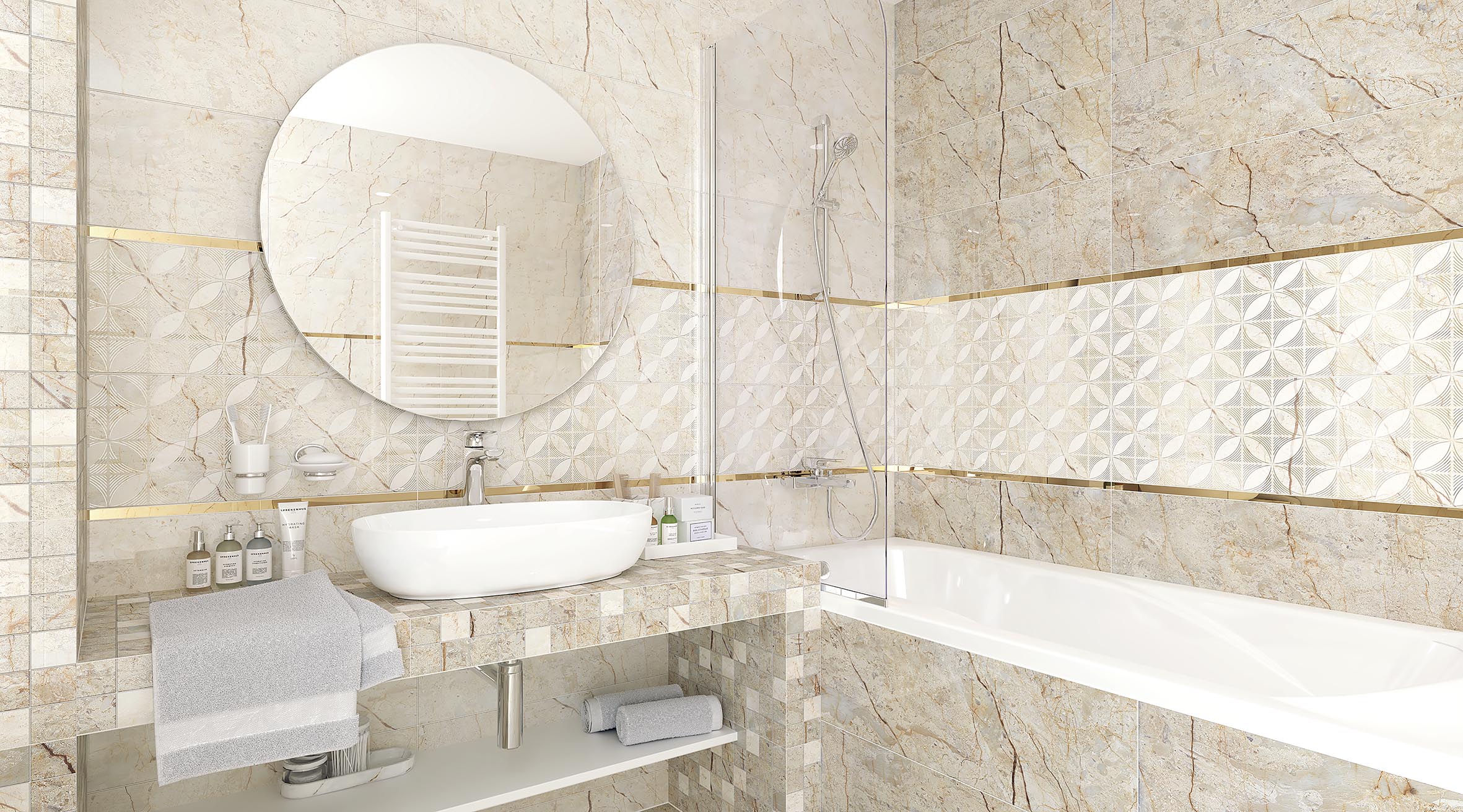 На стену Siera Светло-бежевая - фото 3