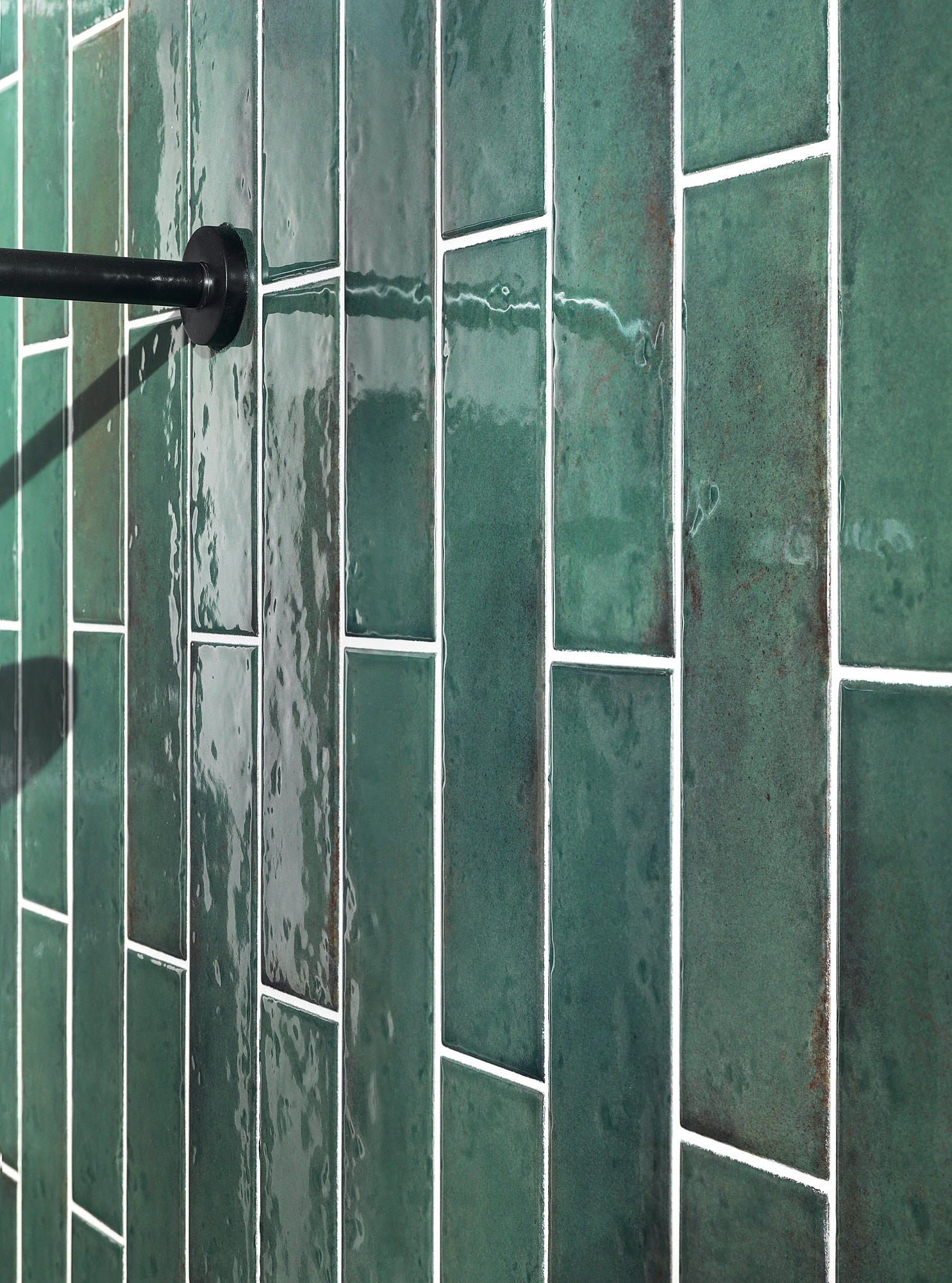 154505 На стену Oxida Brick Green 7.5x30 - фото 10