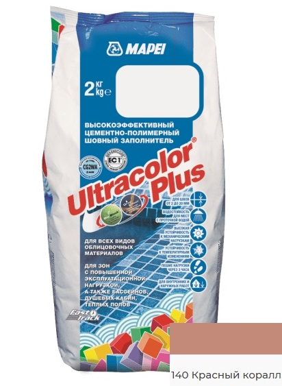  Ultracolor Plus ULTRACOLOR PLUS 140 Красный коралл (2 кг) б/х