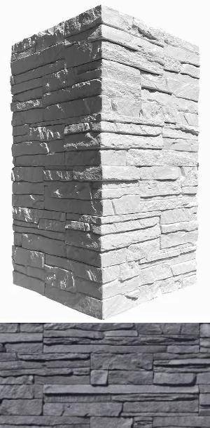 279-85 На стену Норд Ридж Черный 7x26.5x10 