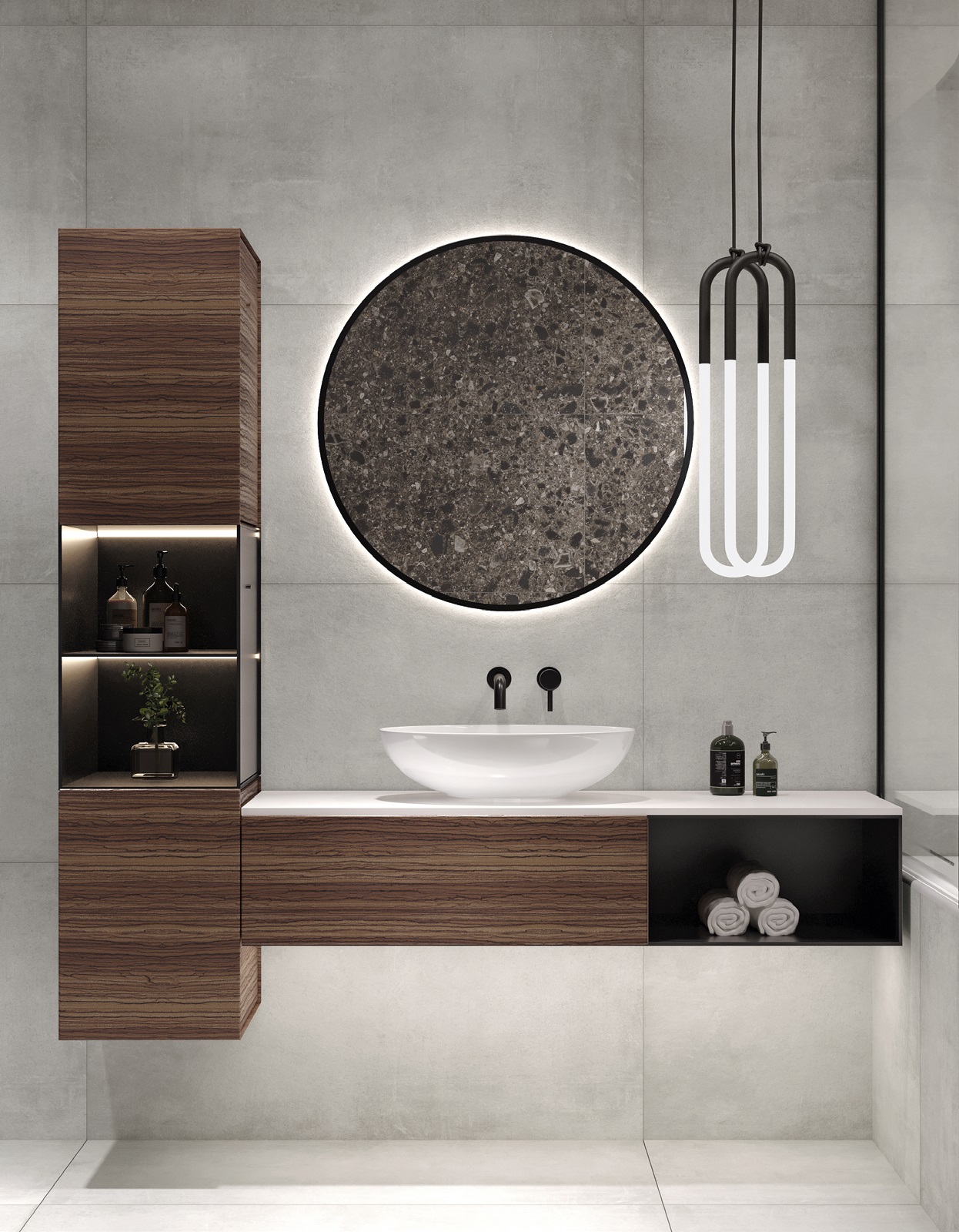 G-1105/CR/300x600x9 На пол Beton Серо-бежевый CR 300x600x9 - фото 12