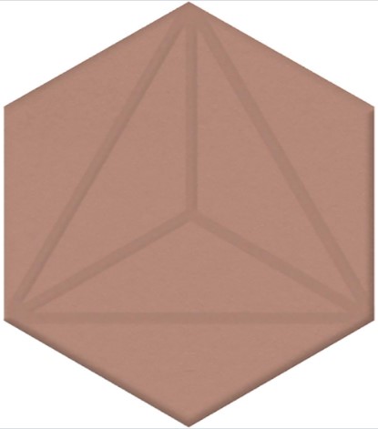 OS/E241/63011 Декор Агуста Розовый Матовый 6x5.2 - фото 5