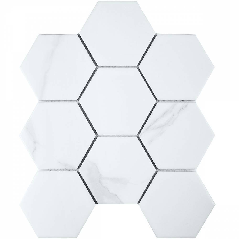 PMFQ82223 Настенная Homework Hexagon big Carrara Matt