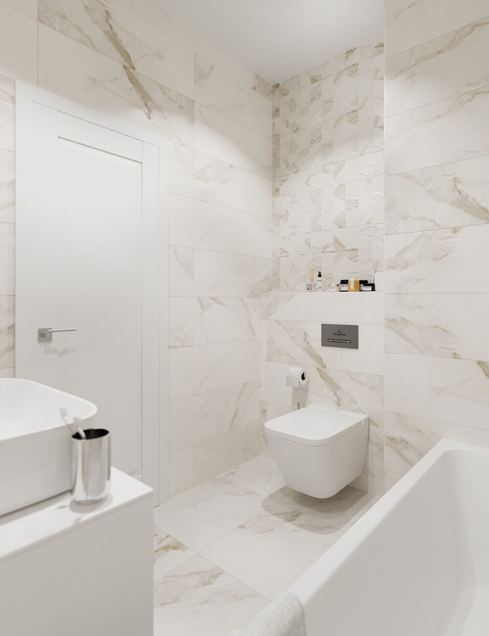 209 На стену Calacatta Art Gold Gold G3D - фото 6