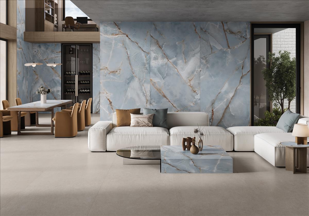 3ACPBAL1APAA На пол Balear Blue Polished Rect 6mm 120x280 - фото 2