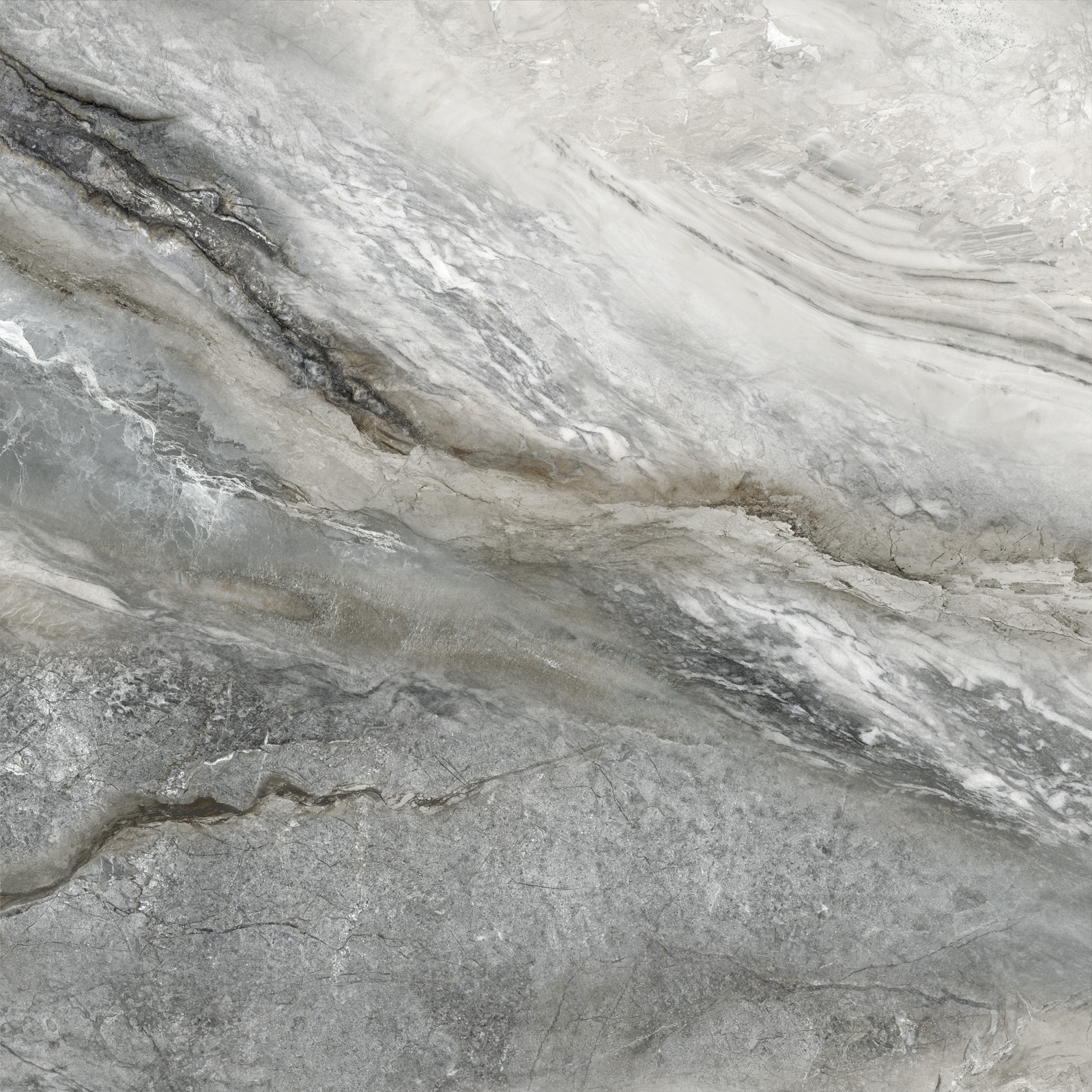 D60216M На пол Simphony Серый карвинг 600x600x9.5 - фото 5