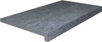 DL600600R20/GLF Ступень Роверелла Клеёная тип L серый тёмный